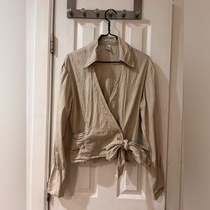 Vintage wrap top